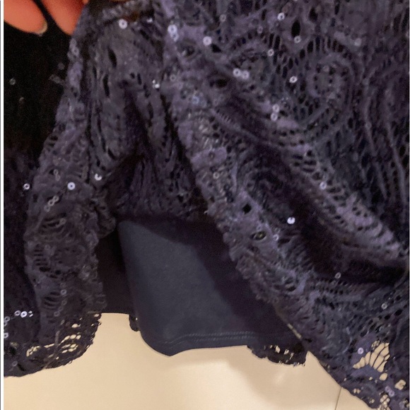 NWT Size 16 Navy Dress Cold Shoulder, MOB Dress, Bridal - Picture 5 of 7